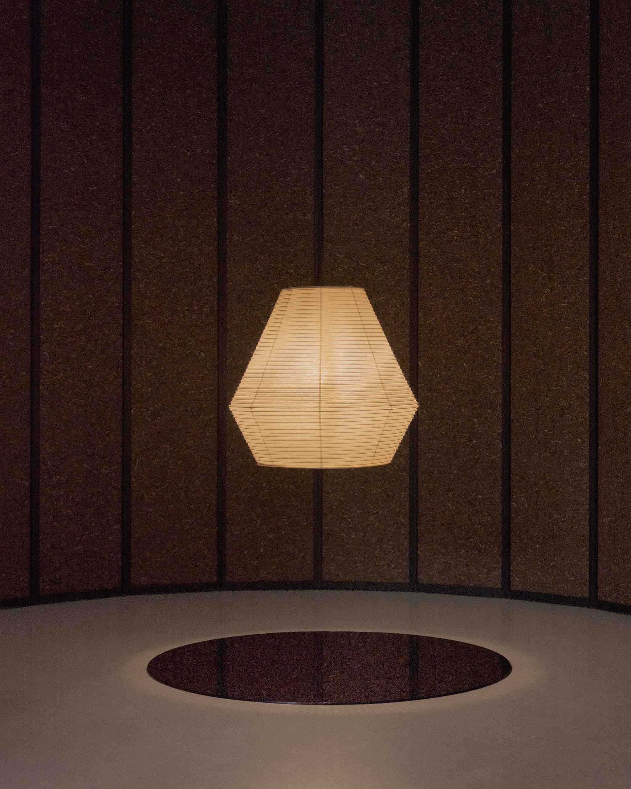 voluminous lantern styled pendant for heigh ceilings