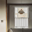 Pendant light placed by the window, above the couch