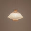Adjustable pendant light with the shade turned upside down